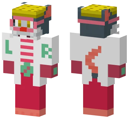 Lab Rat Labeled Minecraft skin