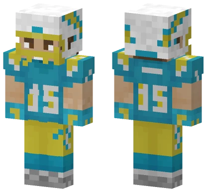 Ladd McConkey Football Skin Minecraft skin
