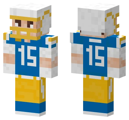 Ladd McConkey MFL Minecraft skin