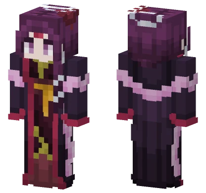 Lady Ah Duo Garden Party Minecraft skin