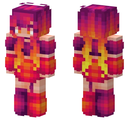 Lady Of Sunsets Minecraft skin