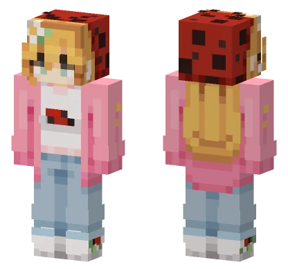 Ladybug Girl Minecraft skin