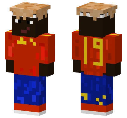 Lamine Yamal 19 FIFA World Cup Minecraft skin