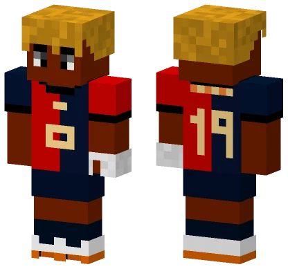 Lamine Yamal Minecraft skin