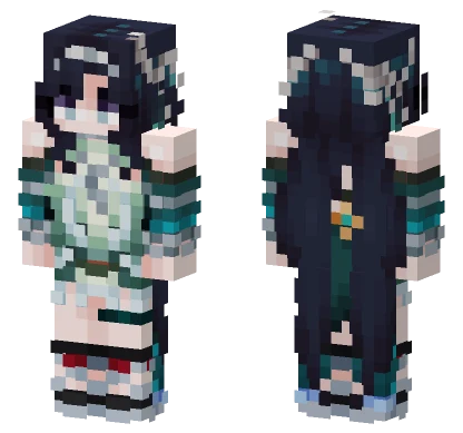 Lan Yan Genshin Impact Minecraft skin