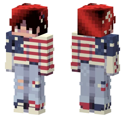 Land Of The Free Home Of The Brave V2 Minecraft skin