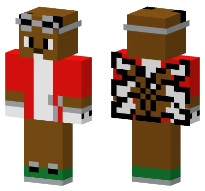 Lash The Nine Tails Squirrel Minecraft skin