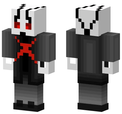 Last Breath Gaster Phase 5 Minecraft skin
