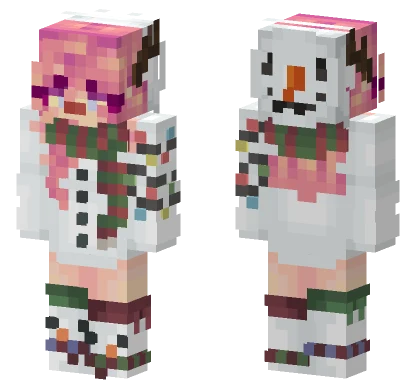 Lauren Muñeco De Nieve Minecraft skin