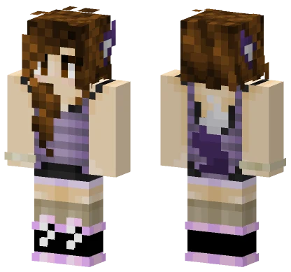 Lauriebon Purple Werewolf Ver Minecraft skin