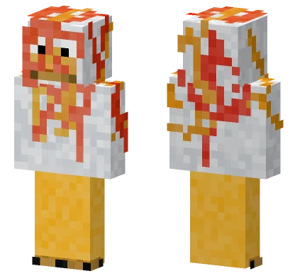 Lava Chicken Minecraft skin