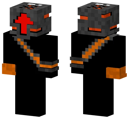Lava Knight Minecraft skin
