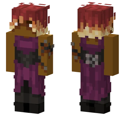 Lava Lady Minecraft skin
