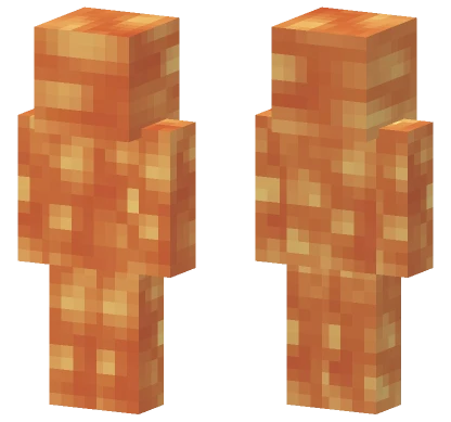 Lava With Transparent Outer Layer Minecraft skin