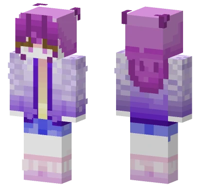 Lavender Blooms Girl Minecraft skin