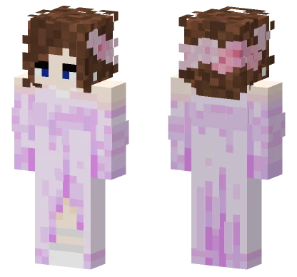 Lavender Girl Minecraft skin