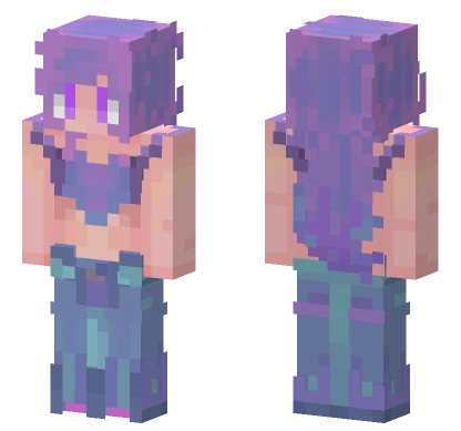 Lavender Girl Minecraft skin