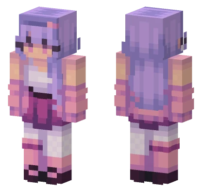 Lavender Haze Minecraft skin