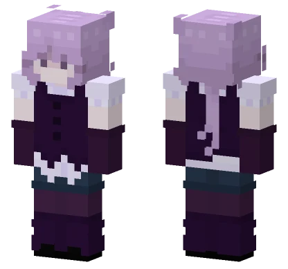 Lavender Witch Outfit Minecraft skin