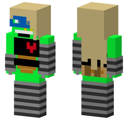 Lea Female Leo TMNT Minecraft skin