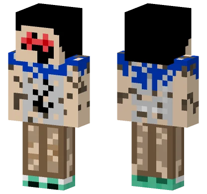 Leaf Feesh Villain Arc Minecraft skin
