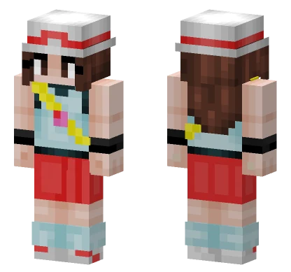 Leaf Pokemon Girl Minecraft skin