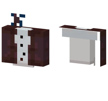 Leather Jacket Button Down Minecraft skin