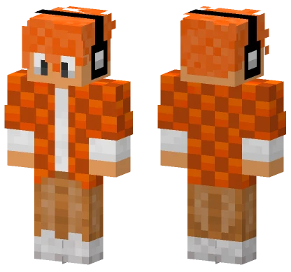 Leeon77 Orange Outfit Minecraft skin