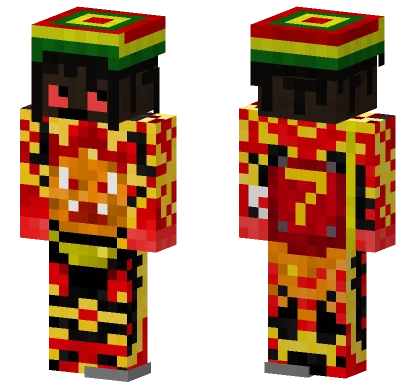 Leic Rasta Lion Minecraft skin