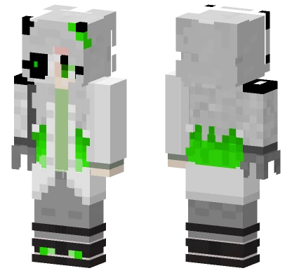 Lennlin Cyborg Labcoat Minecraft skin