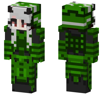 Lennlin Unmasked Minecraft skin