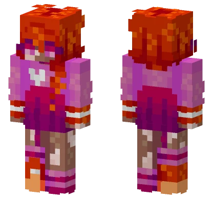 Lesbian Pride Outfit Minecraft skin