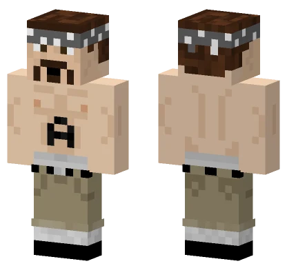 Letter A Minecraft skin