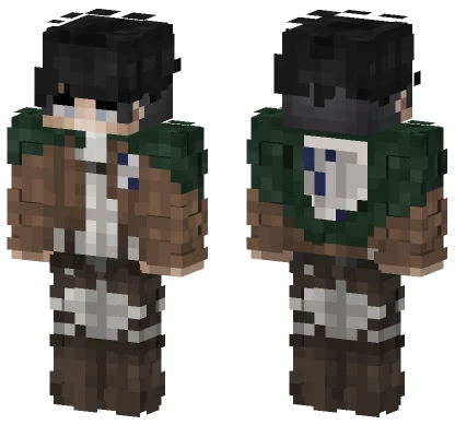 Levi Ackerman Minecraft skin