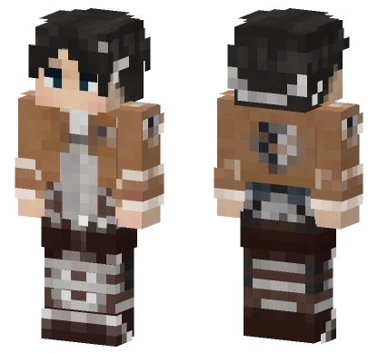Levi Ackerman Attack On Titan Minecraft skin