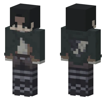 Levi Ackerman Attack On Titan Minecraft skin