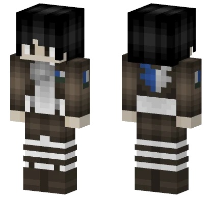 Levi Attack On Titan Minecraft skin