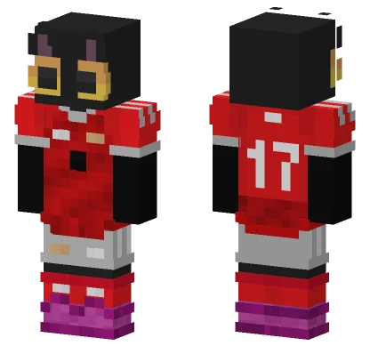 Ligacraft17 Red Jersey Minecraft skin