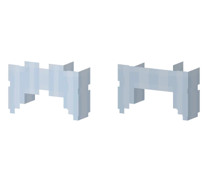 Light Blue Croptop Body Base Minecraft skin