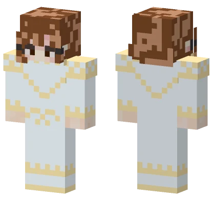 Light Blue Dress Minecraft skin