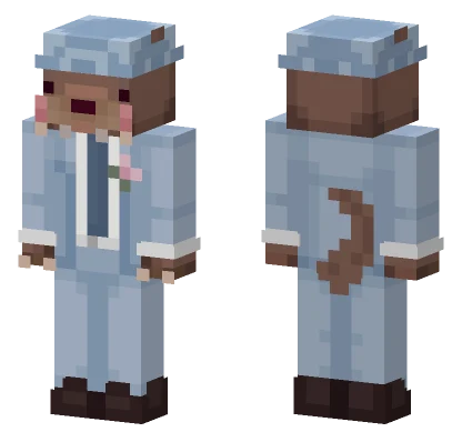 Light Blue Hoodie Boy Minecraft skin