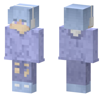 Light Blue Outfit Minecraft skin