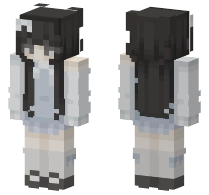 Light Blue School Uniform Minecraft skin
