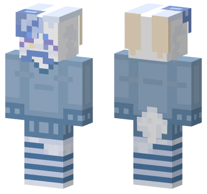 Light Blue Sweater Minecraft skin