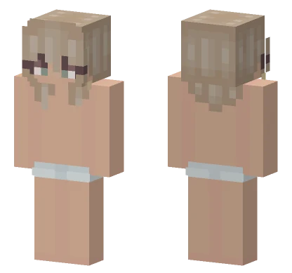 Light Brown Hair Girl Minecraft skin