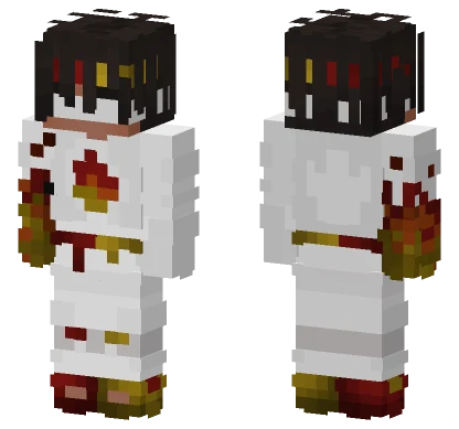 Light Flamefrags Minecraft skin