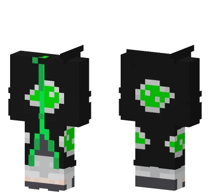 Light Green Akatsuki Minecraft skin