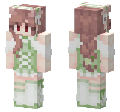 Light Green Lime Outfit Minecraft skin