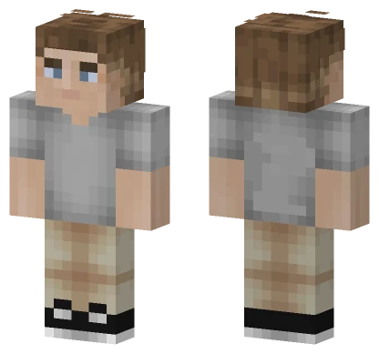 Light Grey Hoodie Minecraft skin