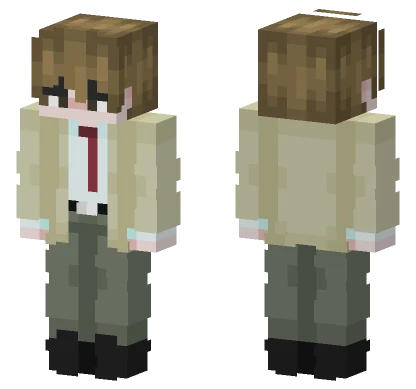 Light Yagami Minecraft skin